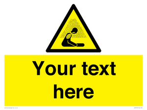 Custom warning asphyxiating atmosphere